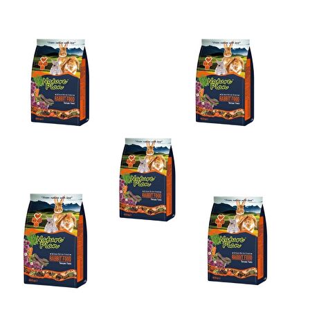 Nature Plan Tavşan Yemi 800 Gr 5 Adet