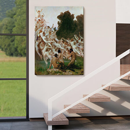 William-Adolphe Bouguereau Tarafından Çizilen Oreads Adlı Tablosu -6370