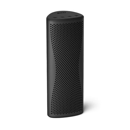 kef muo 90 db, bluetooth 5.4, aptx adaptive, 24 saat pil, 15 dakika hızlı şarj, ip67, usb-c, tws stereo, taşınabilir bluetooth hoparlör