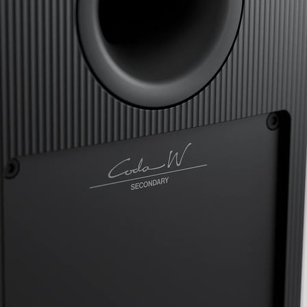 KEF Coda W Kablosuz Raf Tipi Aktif Hoparlör Çift - Koyu Titan