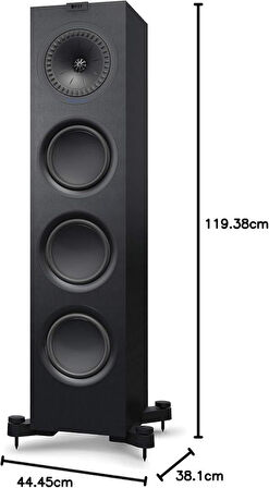 KEF Q750 Kule Tipi Pasif Hifi Hoparlör Siyah - Outlet