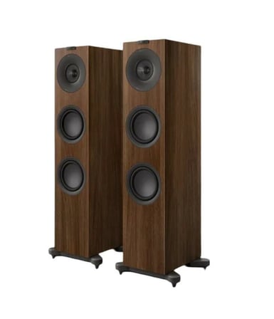 Kef Q7 Meta Kule Tipi Hoparlör Çift Ceviz