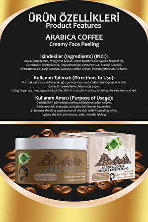 Arabica Coffee Creamy Face Peeling