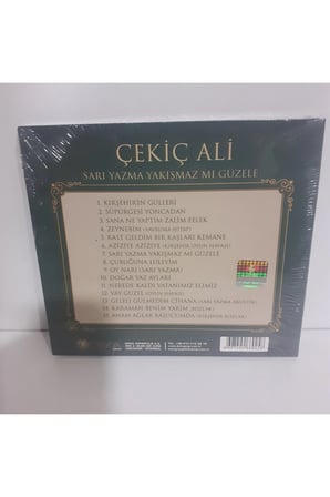 CEKIC ALI SARI YAZMA YAKISMAZMI GUZELE CD ALBUN