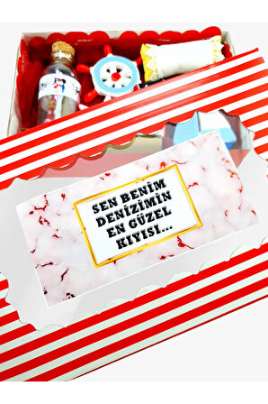 Sevgiliye Eşe Kız arkadaşa Sürprizi bol Doğumgünü Yıldönümü Hediye Konsepti Boximarin1R