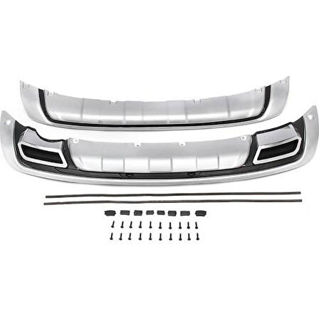 Araba Alışveriş Kia Aksesuar Sportage 2012-2015 Ön Arka Tampon Ek Koruma Difüzör