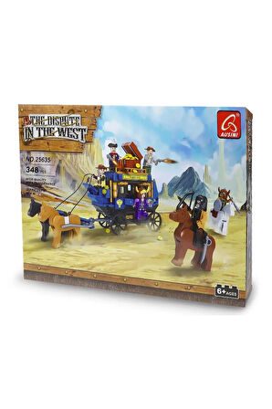 Ausini West Set 25635 Blocks Vahşi Batı Yapı Seti Blok Seti