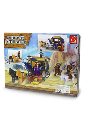 Ausini West Set 25635 Blocks Vahşi Batı Yapı Seti Blok Seti