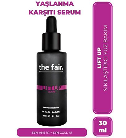 the fair. Lift-Up Now Sıkılaştırıcı Yaşlanma Karşıtı Vegan Cilt Serumu %1 Syn-Coll + %1 Syn-Ake  30 ml