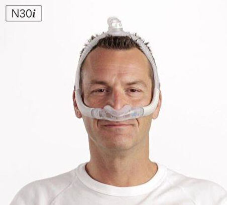 ResMed AirFit N30i CPAP Burun Maskesi STD Boy+ResMed S9 ve Air Serisi Filtre 2’li Paket
