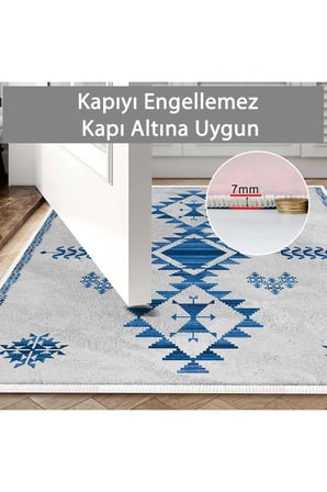 2 li Banyo Paspası, Yumuşak Banyo Halısı, Kaymaz Tabanlı, Yıkanabilir - 60x100 - 50 x60
