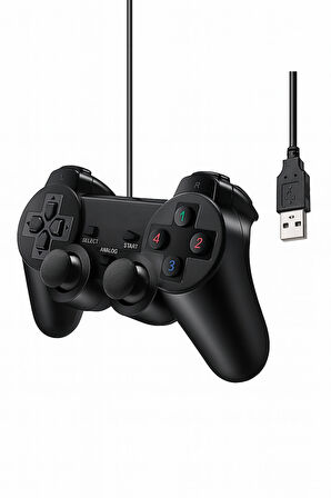 QASUL Yüksek Kaliteli Joystick  Kablolu Oyun Kolu Pc Uyumlu