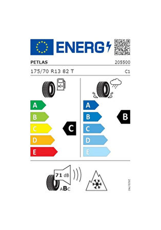 Petlas175/70 R13 TL 82T Snowmaster 2 Kış Lastiği 2024