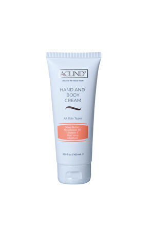 ACLIND® HAND AND BODY CREAM 100 ml | El ve Vücut Kremi | Güzellik Serisi