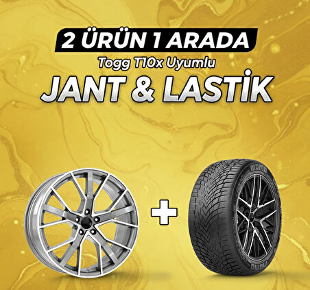 Togg T10x Uyumlu 235/50R19 Kış Lastiği 4 Adet Yılı:2025+DY839 TGD 19" Jant 4 Adet