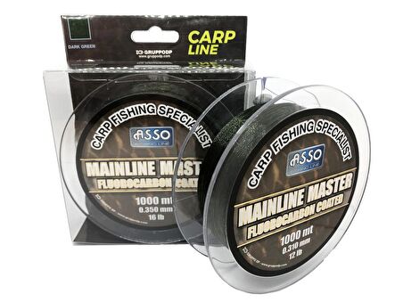 Asso Mainline Master Carp FC COATED 1.000mt KOYU YEŞİL 0,30MM