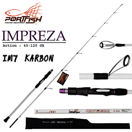 Portfish Impreza Jig Kamışı 200 cm 40-120 gr 2 Parça