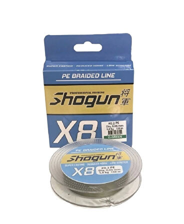 Shogun 8X 150 Mt 0,06Mm İp Misina Dark Green