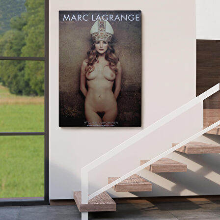 Marc Lagrange.'in Orijinal Sergi Afişi Duvar Tablosu-6384