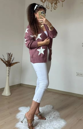 Yıldız Triko Hırka Gül Kurusu