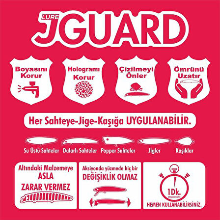 JGUARD NO-2 Maket Kaşık Jig Kaplama Folyosu 90cm 3 Rulo