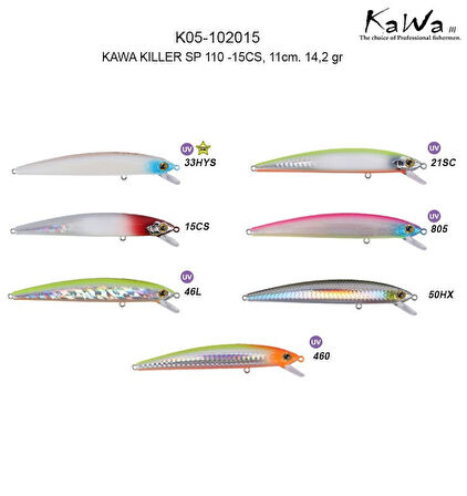 KAWA KILLER SP 110 11Cm 14.2Gr Maket Balık Renk:21CS