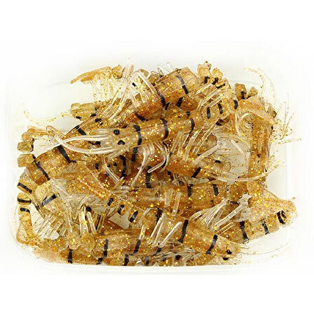 River Bezli Silikon Karides 7.5 Cm 5Li Paket Renk:10