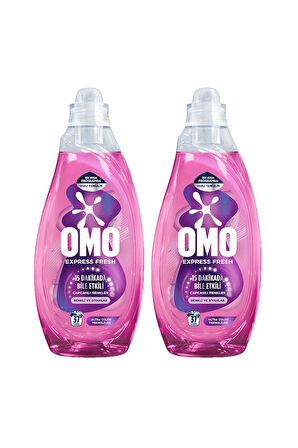 Omo Express Fresh Capcanlı Renkler Renkli Ve Siyahlar Sıvı Çamaşır Deterjanı 1480 ml X2