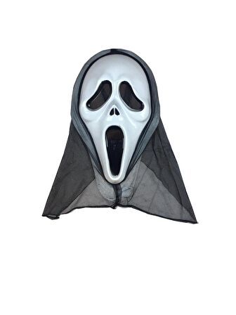CADILAR BAYRAMI HALLOWEEN BEYAZ EKONOMİK ÇIĞLIK MASKE