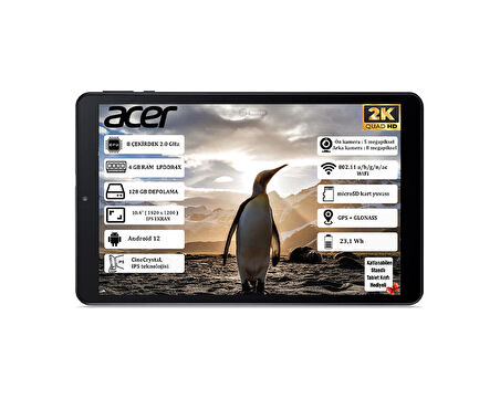 Acer Iconia Tab P10 4 GB Ram 128 GB 10.4" 2k (2000 x 1200 ) IPS Yeni Nesil Android Tablet NT.LFSEY.001