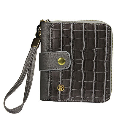 SİA ÇANTA Ollbag Taş Desenli Kadın Cüzdan Cift Çıtlı Dış Ana Bölme  Metal Fermuarlı Orta Bölüm Bileklikle Taşıma İmkanı Kaliteli Malzeme Mükemmel İşçilikli kadın Cüzdan