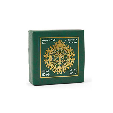 Sandalwood Country Club Sabun Bar Cedarwood & Moss 150 Gr