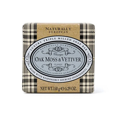 Naturally European Sabun Oak Moss & Vetiver 150 Gr