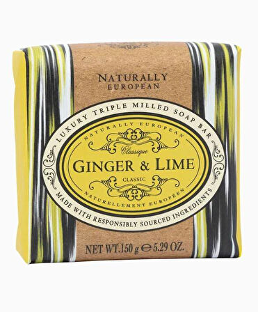 Naturally European Sabun Ginger & Lime 150 Gr