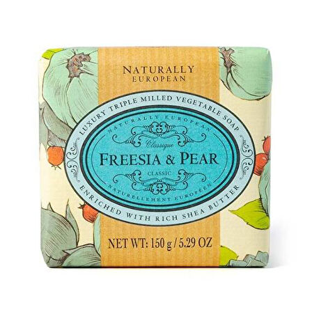 Naturally European Sabun Freesia & Pear 150 Gr