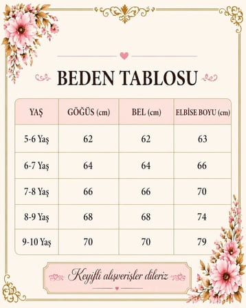Kız Çocuk Abiye Pudra Saten Kat Kat Kabarık Prenses Volanlı Abiye Elbise 5-10 Yaş