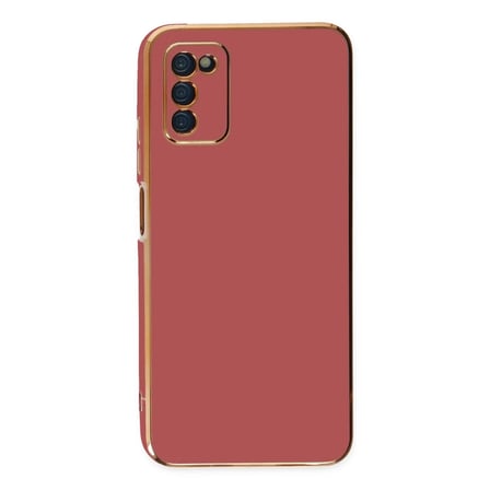 Samsung Galaxy A03S Kılıf Volet Silikon - Kırmızı