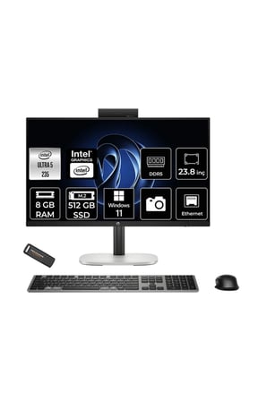 ProStudio 4 G1i Ultra 5 235T 8GB 512GB SSD 23.8" FHD W11P Touch All in One Bilgisayar & PER4 USB
