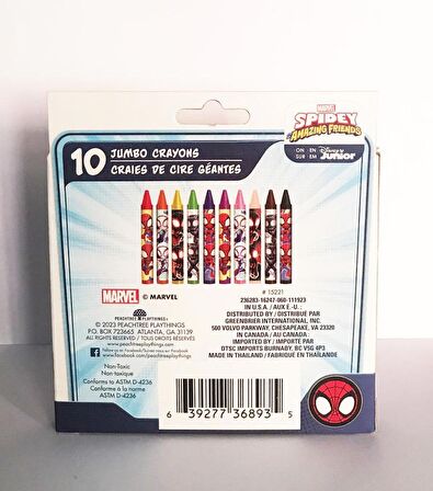 Spidey Pastel Boya 10'lu