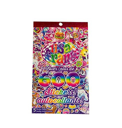 Lisa Frank 600'lü Sticker Kitabı