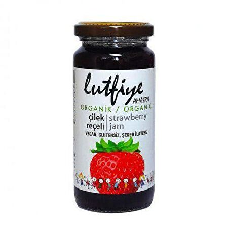 Lütfiye Organik Çilek Reçeli 280 gr