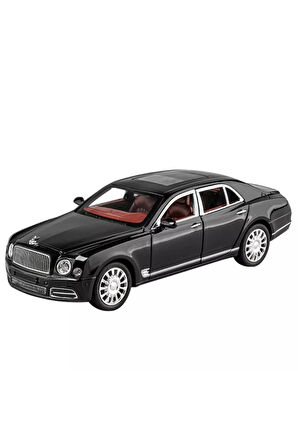 Bently Diecast Metal Model Araba Koleksiyon Araba Sesli Işıklı 21 Cm Bently Mulsanne Araba 1:24