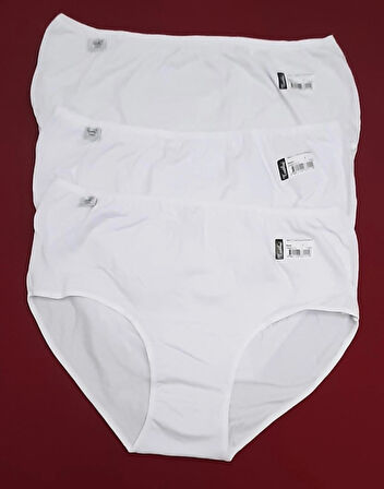 Kadın Elastan Bato Külot Paket Içeriği 3 Adet  Beden 5(2XL)