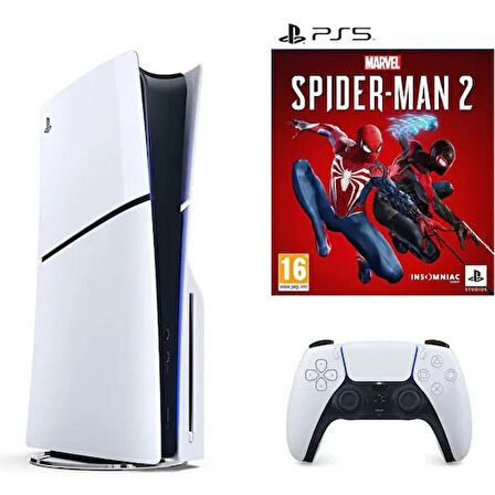 Sony Playstation 5 Slim Diskli  + Ps5 Spider-Man 2