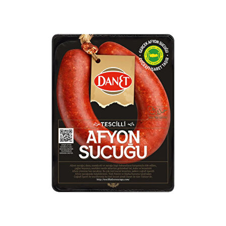 Danet Tescilli Afyon Sucuğu Fermente 300 g 2 li