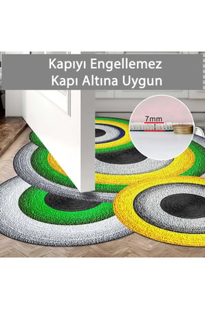 2 li Banyo Paspası, Yumuşak Banyo Halısı, Kaymaz Tabanlı, Yıkanabilir - 60x100 - 50 x60