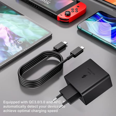 Samsung Galaxy A36 A56 5G 45W Süper Hızlı Şarj Aleti Cihazı Seti PD Type-C Girişli
