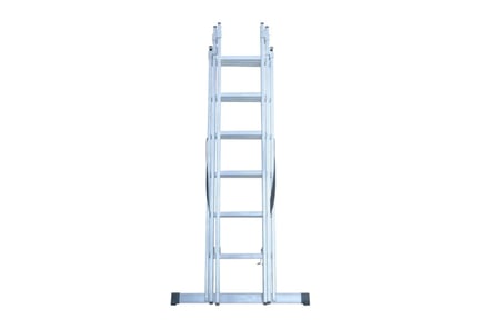 3X2 = 6 Mt +1 A Tipi Alüminyum Sürgülü Merdiven Çok Amaçlı/Pratik/Kolay