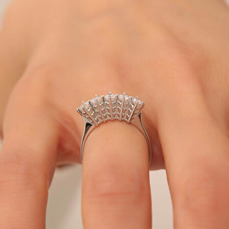 14 Ayar Altın Büyük Boy Beştaş Yüzük