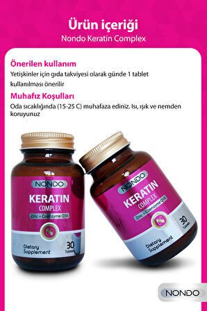 Nondo Keratin Complex 30 Kapsül